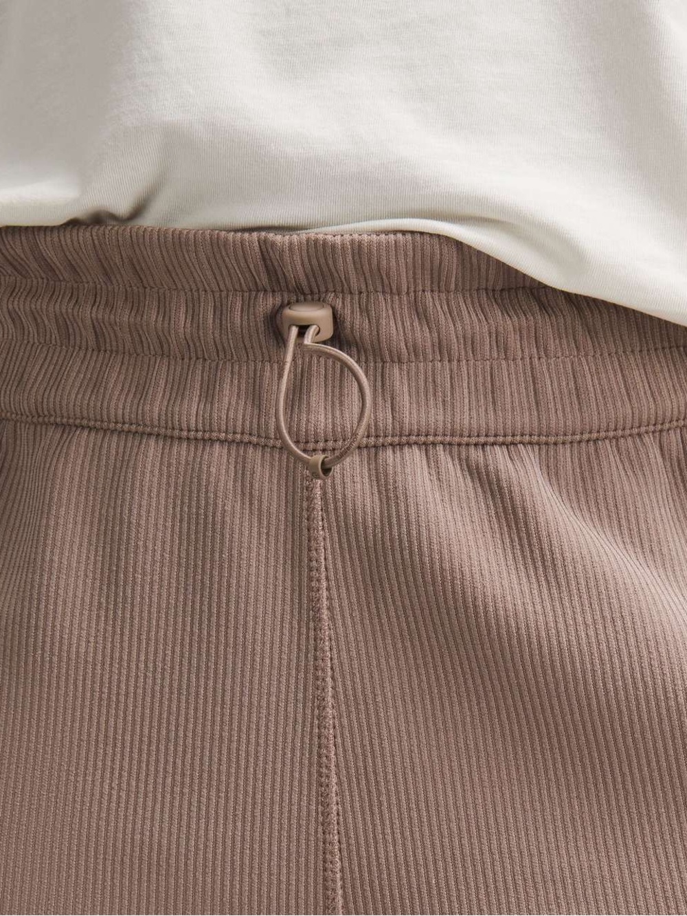 Lululemon Ribbed Softstreme Mid Rise Pant 32” Taupetastic - Picture 2 of 10